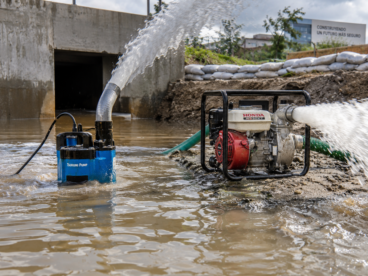Bomba de agua en alquiler