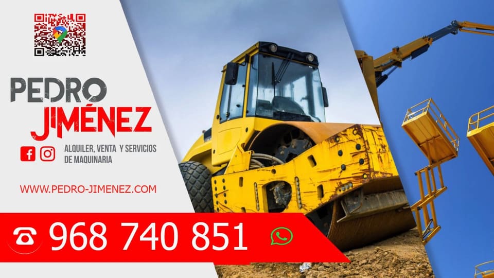 Pedro Jiménez, alquiler de maquinaria